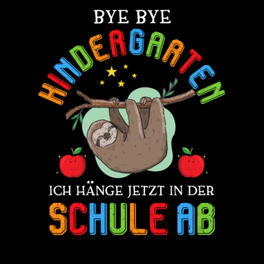 Motiv Schule Schulanfänger Faultier