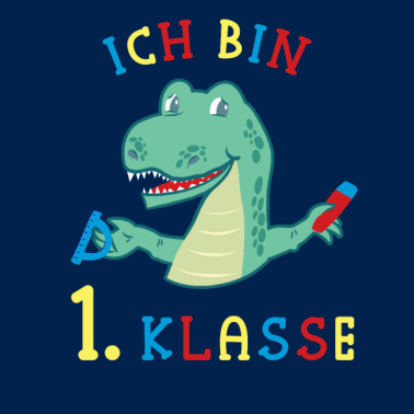 Motiv Einschulung Schulanfang Erstklässler Dinosaurier