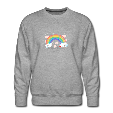 Einschulung Pullover - Einschulung Mädchen Regenbogen Schulanfang