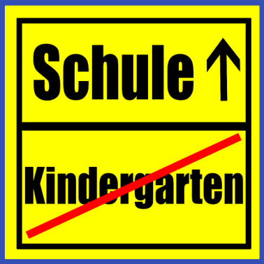 Motiv Kindergarten Vorschule Schule Schulanfang