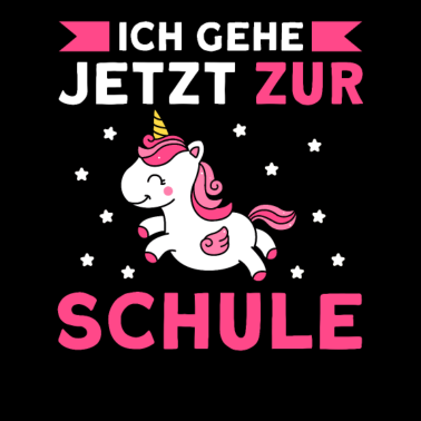 Motiv Schulkind Schulanfang Einhorn Geschenk