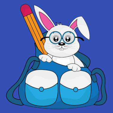 Motiv schulanfang Hase