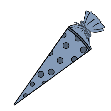 Motiv Schultüte Schulanfang Erstklässler Einschulung