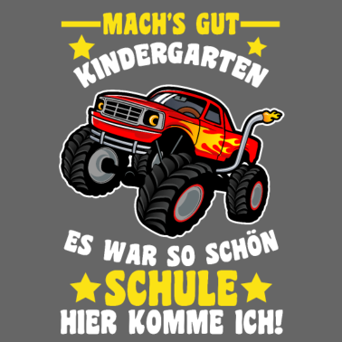 Motiv Schule Monster Truck Schüler Einschulung
