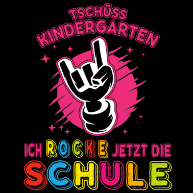 Motiv Schulkind Rocke die Schule Einschulung Schulanfang