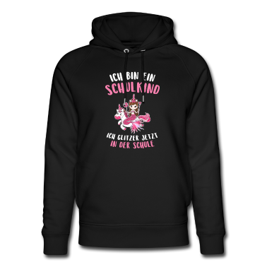 Einschulung Hoodie - Schulanfang Einhorn Meerjungfrau Geschenk