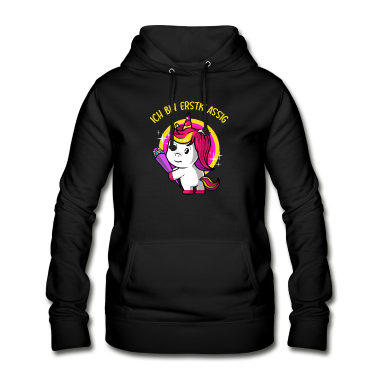 Einschulung Hoodie - Schulanfang Einhorn Geschenk - Erste Klasse