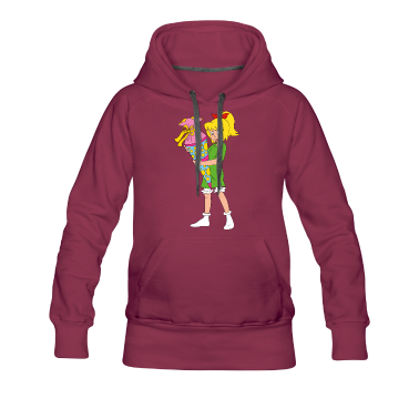 Einschulung Hoodie - Bibi Blocksberg Schulanfang mit Zuckertüte