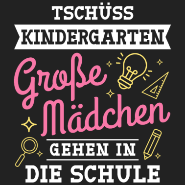 Motiv ...Große Mädchen gehen in die Schule