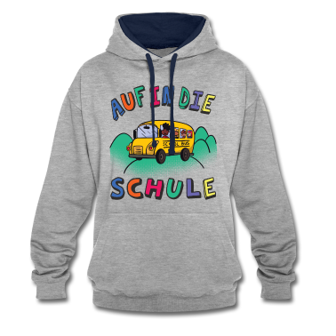 Einschulung Hoodie - Schulanfang - Auf in die Schule