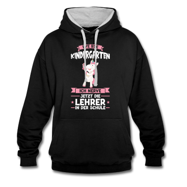 Einschulung Hoodie - Schulanfänger Schulanfang Einhorn Geschenk
