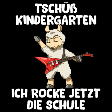 Motiv Schulanfänger Kindergarten Schulanfang Lama