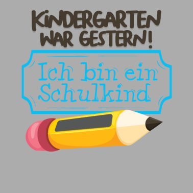 Motiv Ich bin ein Schulkind Schulanfang
