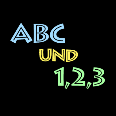 Motiv ABC und 1,2,3 Schulanfang