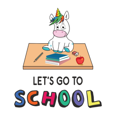 Motiv Schulanfang Einschulung. Auf in die Schule!
