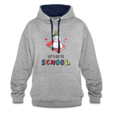 Einschulung Hoodie - Schulanfang Einschulung. Auf in die Schule!