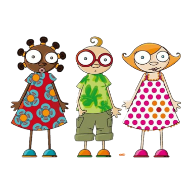 Motiv Kleine Schulkinder, Schulanfang