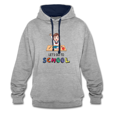 Einschulung Hoodie - Schulanfang Einschulung. Auf in die Schule!