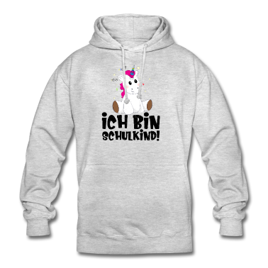 Einschulung Hoodie - Schulanfänger Ich bin Schulkind Einhorn