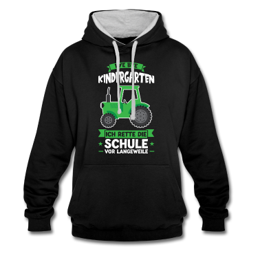 Einschulung Hoodie - Schulanfang Traktor Einschulung Geschenk