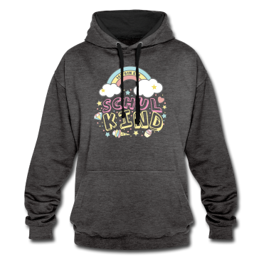 Einschulung Hoodie - Schulanfänger Ich bin ein Schulkind Regenbogen