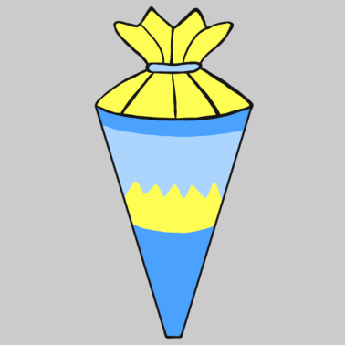 Motiv Schultüte Zuckertüte Einschulung Schulanfang