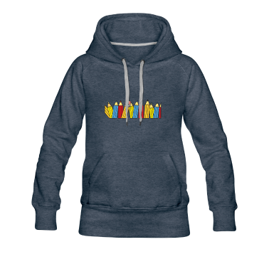 Einschulung Hoodie - Schulanfang Farbenspiel Farbpalette Geschenkidee