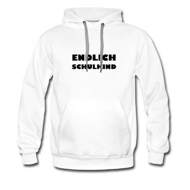 Einschulung Hoodie - Endlich Schulkind, Schulanfang, Spruch