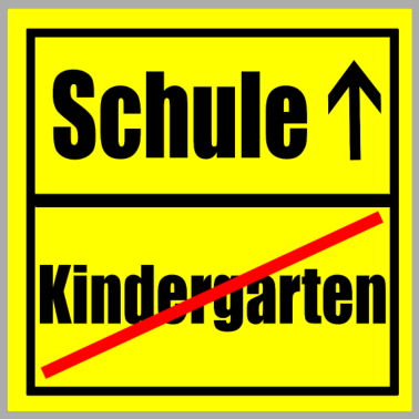 Motiv Kindergarten Vorschule Schule Schulanfang