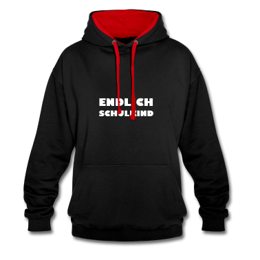 Einschulung Hoodie - Endlich Schulkind, Schulanfang, Spruch