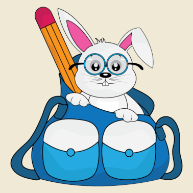 Motiv schulanfang Hase