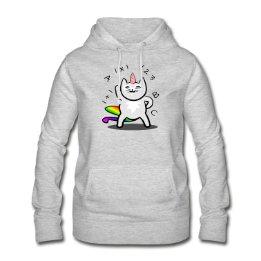 Einschulung Hoodie - Einhornkatze Schulanfang