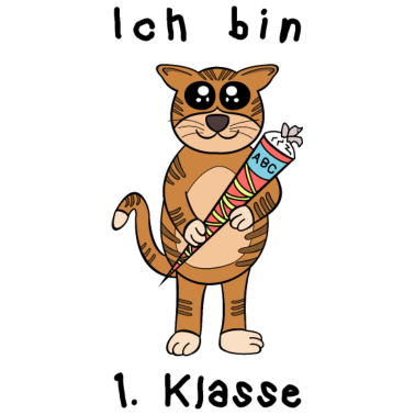 Motiv ich bin 1.KlasseSchulanfänger I Schulanfang