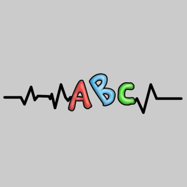 Motiv ABC Herzschlag Einschulung Schulanfang