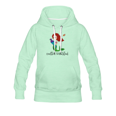 Einschulung Hoodie - Schulanfang Meerjungfrau