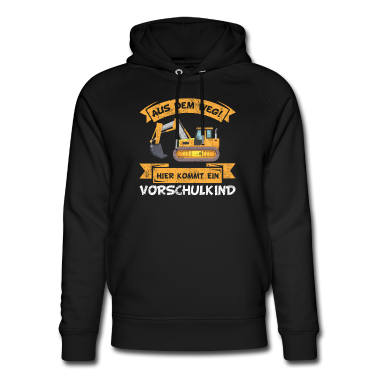 Einschulung Hoodie - Vorschulkind Vorschule Schulanfang Bagger