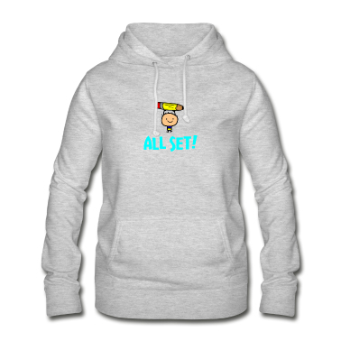Einschulung Hoodie - Schulkind Bleistift Schulanfang Comic Alles bereit