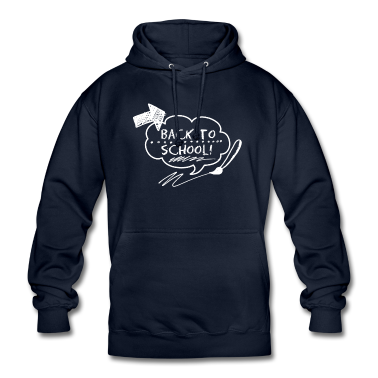 Einschulung Hoodie - Spruch Zurück in die Schule Comic Schulanfang