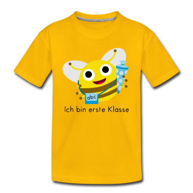 Einschulung T-Shirt - Ich bin 1. Klasse Biene