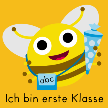 Motiv Ich bin 1. Klasse Biene
