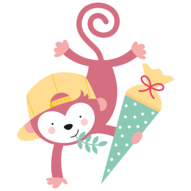 Motiv MONKEY AT SCHOOL