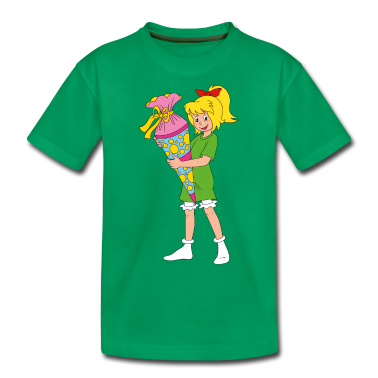 Einschulung T-Shirt - Bibi Blocksberg Schulanfang mit Zuckertüte