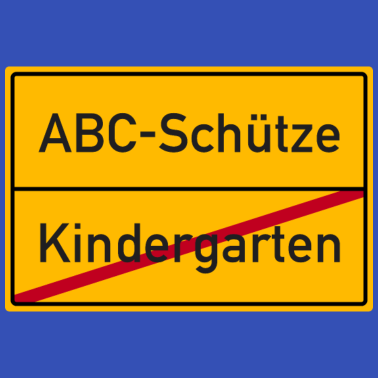 Motiv Kindergarten ABC-Schütze Schulanfang Jungen