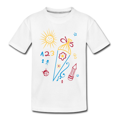 Einschulung T-Shirt - Schule, Schulanfang, Kinder, back to school