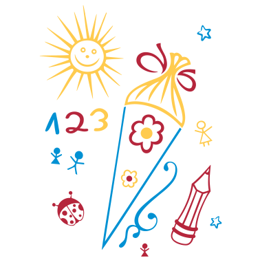 Motiv Schule, Schulanfang, Kinder, back to school