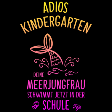 Motiv Einschulung Grundschule Erste Klasse Meerjungfrau