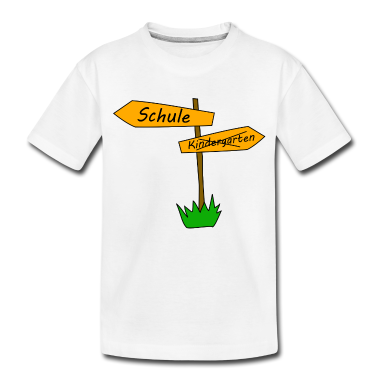 Einschulung T-Shirt - schule kindergarten wegweiser