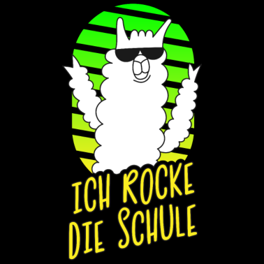 Motiv Einschulung Grundschule Erste Klasse Lama Alpaka