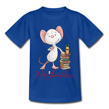 Einschulung T-Shirt - Tilda Apfelkern mit Büchern und Schnecki