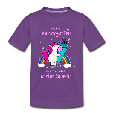 Einschulung T-Shirt - schuleinführung einhorn
